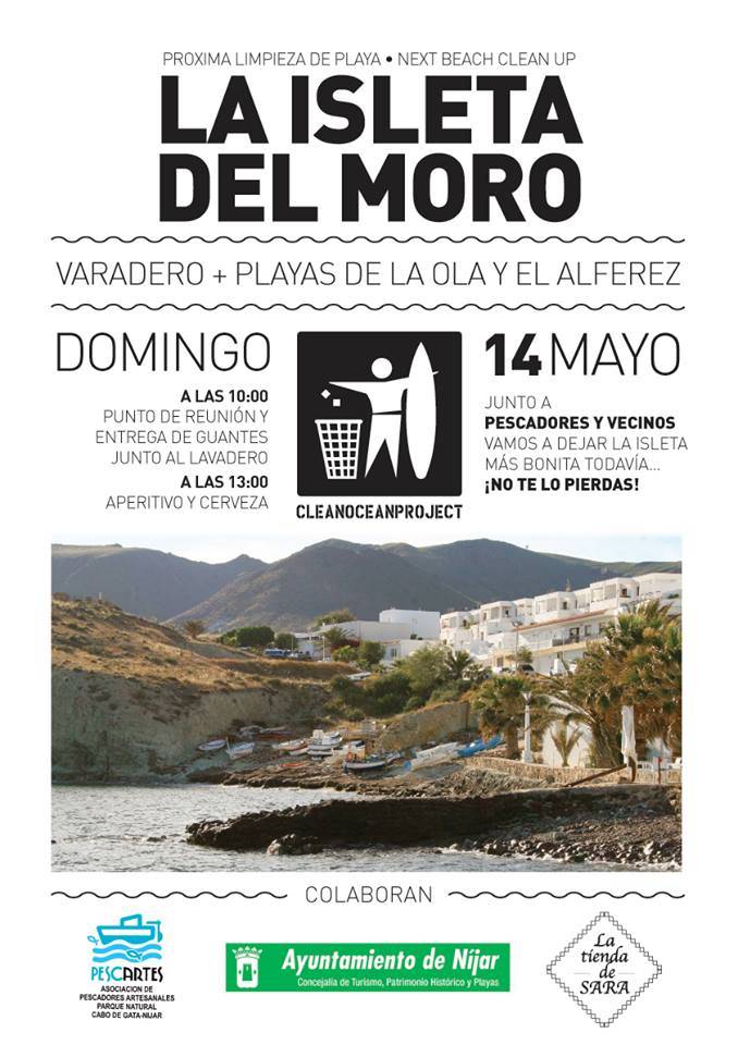 next beach clean up La isleta Cabo de Gata Níjar